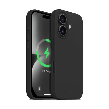 Crong Color Cover Magnetic - iPhone 16 MagSafe Case (Black)