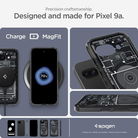 Spigen Ultra Hybrid MagSafe - Case for Google Pixel 9a (Zero One Black)