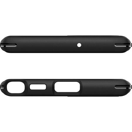 Spigen Rugged Armor - Étui pour Samsung Galaxy S22 Ultra (Noir)