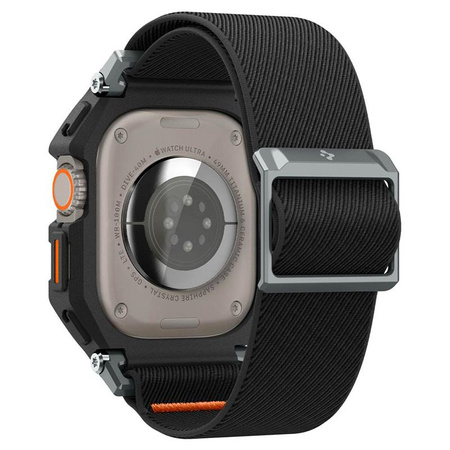 Spigen Lite Fit "Pro" - Gehäuse mit Armband für Apple Watch Ultra 1/2 49 mm (Mattschwarz)