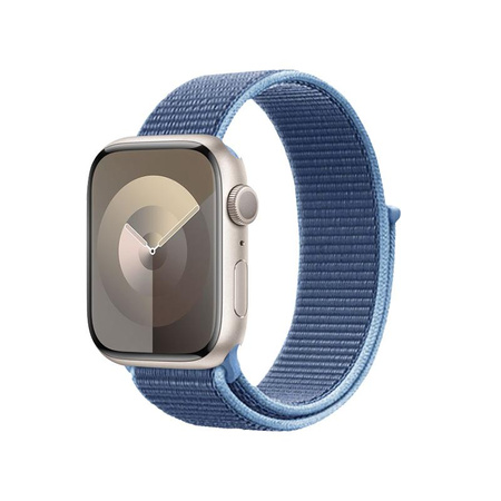 Crong Nylon - Sports Strap for Apple Watch 44/45/46/49 mm (Ocean Blue)