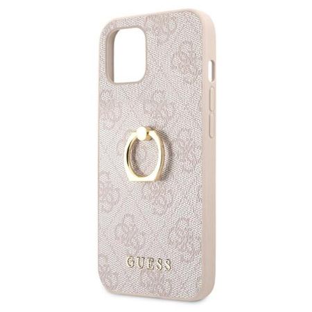 Guess 4G Ring Case - iPhone 13 mini case (pink)