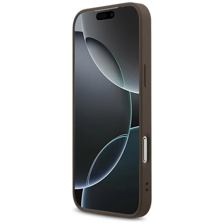 ETUI DO IPHONE 17 PRO MAX do MAGSAFE GUESS BRĄZOWE ORYGINALNE ELEGANCKIE