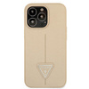 Guess Saffiano Triangle Logo Tasche - iPhone 13 Pro Tasche (beige)