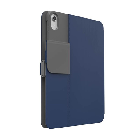 Speck Balance Folio - iPad 10.9" (2022) Hülle mit MICROBAN-Beschichtung mit Magnet und Standfuß (Arcadia Navy/Moody Grey)