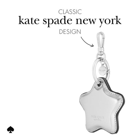 Brelok Kate Spade New York do AirTag – gwiazda, srebrne wykończenie