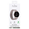 PURO Milanese Magnetband - Edelstahlarmband für Samsung Galaxy Watch 5 / Watch 5 Pro / Watch 4 / Watch 4 Classic (Roségold)