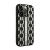 Karl Lagerfeld Monogram Stripe - pouzdro pro iPhone 14 Pro (šedé)