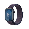 Crong Nylon - Bracelet sport pour Apple Watch 44/45/46/49 mm (Midnight Blue)