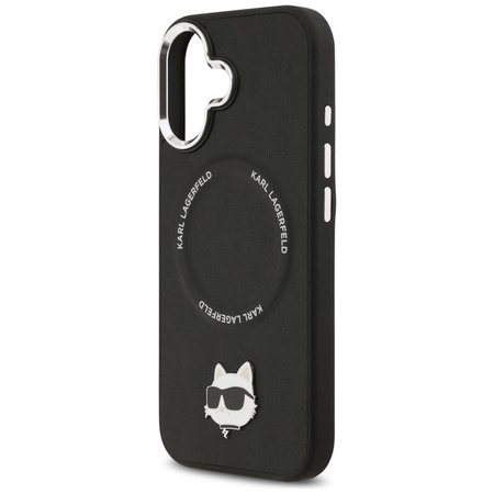 Karl Lagerfeld Choupette Pin MagSafe - Hülle iPhone 17 (schwarz)