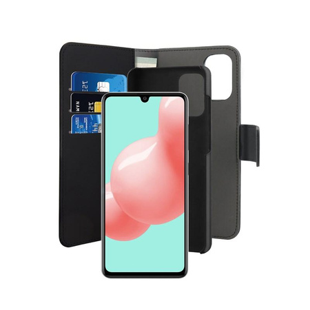 PURO Wallet Detachable - 2-in-1 Samsung Galaxy A41 Case (noir)