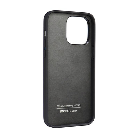 Audi Synthetic Leather - Coque pour iPhone 14 Pro Max (Noir)