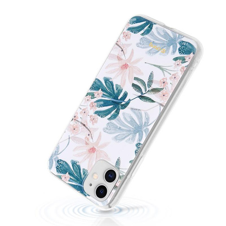 Crong Flower Case – Etui iPhone 11 (wzór 01)