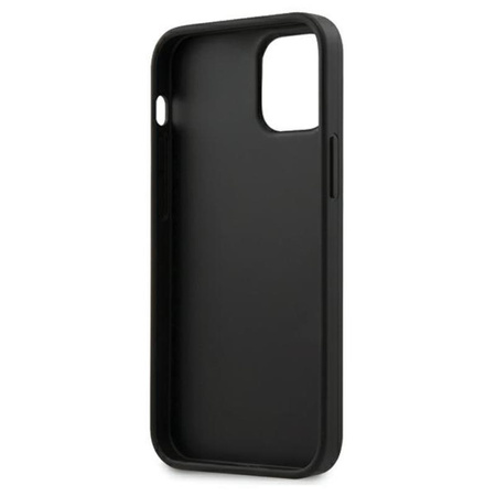 Karl Lagerfeld Saffiano Ikonik Karl`s Head - Coque pour iPhone 12 mini (noir)