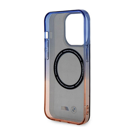 BMW Gradient Bumper MagSafe - Schutzhülle für iPhone 14 Pro (Grau)