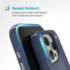 Speck Presidio2 Grip - Pouzdro iPhone 16 Pro (Coastal Blue / Dust Grey / White)