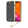 Guess 4G Charms Collection - Coque pour iPhone 13 mini (gris)