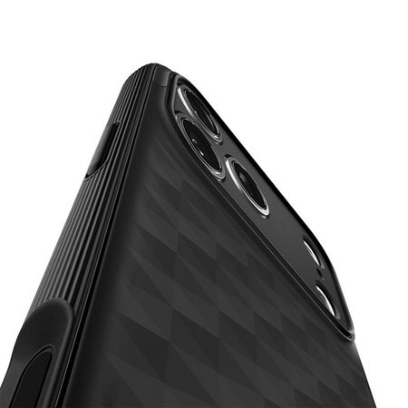 ETUI DO IPHONE 17 PRO do MAGSAFE SPIGEN PARALLAX ORYGINALNE CZARNE CASE