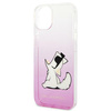 Karl Lagerfeld Choupette Fun Sunglasses - Etui pour iPhone 14 Plus (rose)