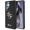 Guess Fixed Glitter Big 4G Metal Logo - Hülle für Samsung Galaxy S25 Ultra (schwarz)