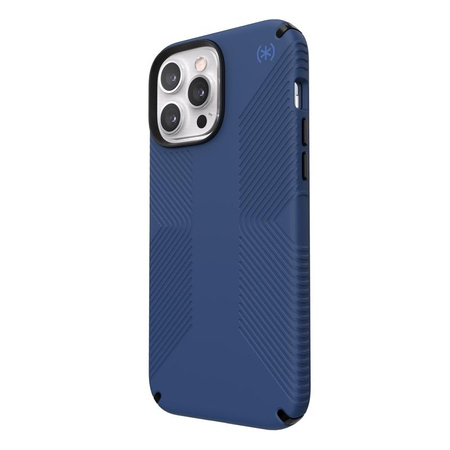 Speck Presidio2 Grip - Csúszásgátló tok iPhone 13 Pro Max készülékhez (Coastal Blue/Black)