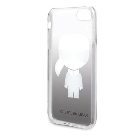 Karl Lagerfeld Iconic Karl Gradient - Etui iPhone SE 2020 / 8 / 7 (czarny)