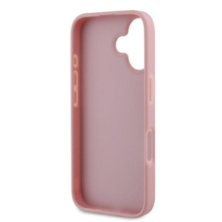 Coque Guess Fixed Glitter Big 4G - iPhone 16 Plus Case (rose)
