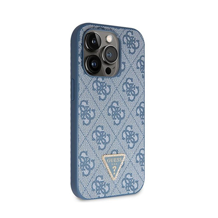 Guess Crossbody 4G Metal Logo - iPhone 15 Pro Case (blue)