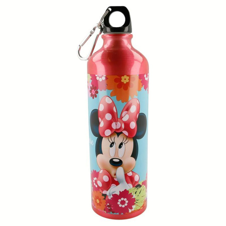 Minnie Mouse - Aluminum bottle with carabiner 750 ml