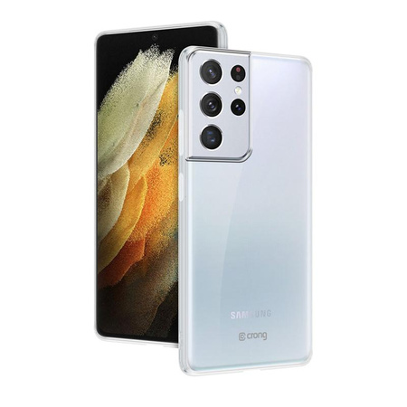 Crong Crystal Slim Cover - Etui Samsung Galaxy S21 Ultra (przezroczysty)