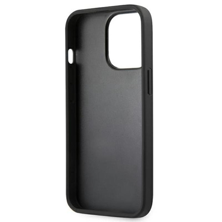 Guess Saffiano 4G Big Silver Logo - iPhone 13 Pro Max Case (blue)