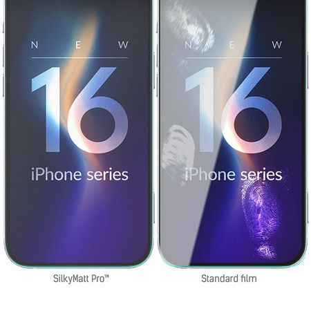 3mk Silky Matt Pro - Matte Protective Film for iPhone 16 Pro