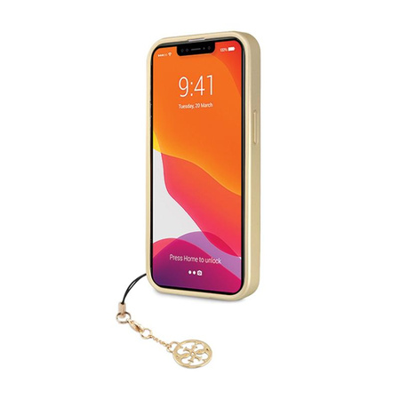 Kolekce Guess 4G Charms - pouzdro pro iPhone 14 Pro (šedé)