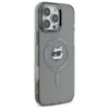 Karl Lagerfeld IML Metal Choupette Head MagSafe - pouzdro pro iPhone 16 Pro (černé)
