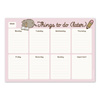 Pusheen - Rose collection weekly desk planner 54 cards