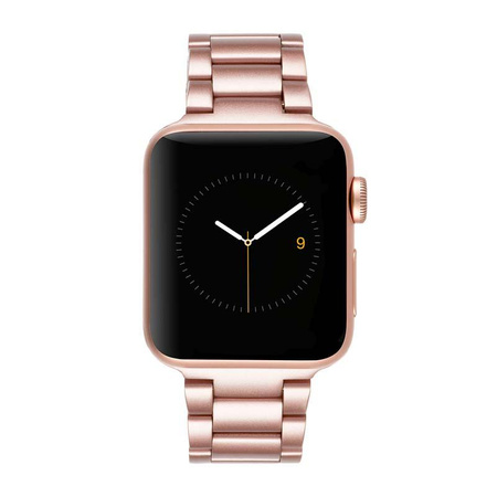Case-Mate Linked - rozsdamentes acél szíj Apple Watch 38/40/41 mm-es órához (rózsaarany)