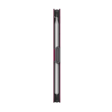 Speck Balance Folio - Étui pour iPad mini 6 (2021) avec revêtement MICROBAN (Very Berry Red Slate Grey)