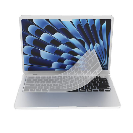 Case-Mate Snap-On Hardshell - MacBook Air 15" M2 (2023) étui avec recouvrement du clavier (transparent)