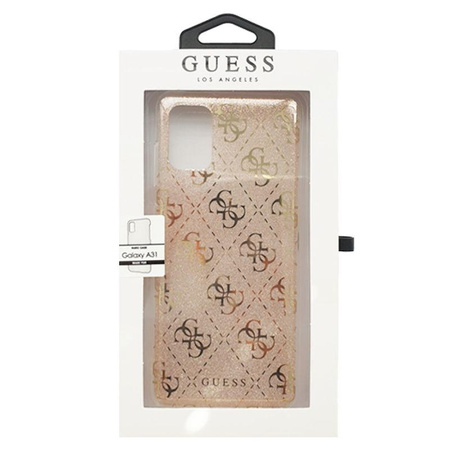 Guess 4G Glitter - Samsung Galaxy A31 Case (Gold)