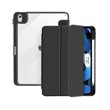 PURO Zeta Smart - Case iPad Pro 11" (2022 / 2021 / 2020 / 2018) / iPad Air 10.9" (2022 / 2020) removable magnetic flap + Apple Pencil holder (black)