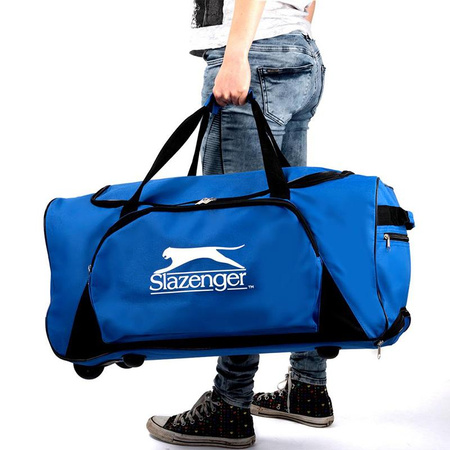 Slazenger - Sports travel bag on wheels (blue)