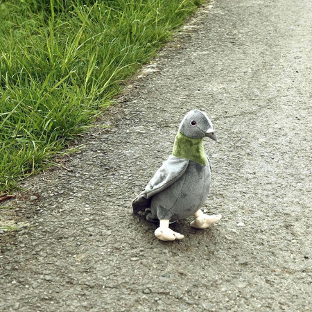 Rappa - Mascotte en peluche réaliste Pigeon 23 cm Respect de l'environnement