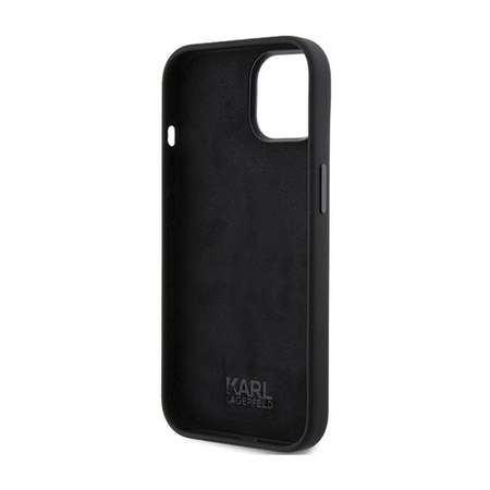 Karl Lagerfeld Silicone Karl & Choupette Heads - iPhone 15 Case (black)