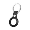 Puro SKY Case - Apple AirTag keychain in eco-friendly leather (black)