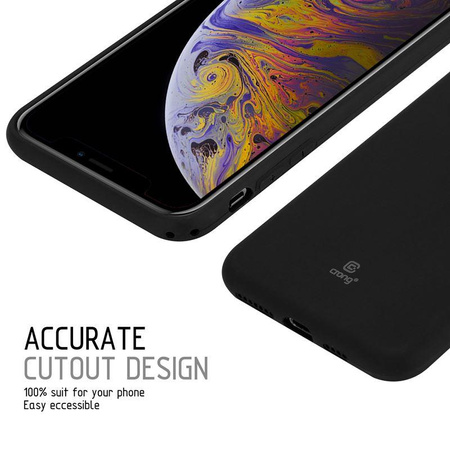 Crong Soft Skin Cover - Coque pour iPhone Xs Max (noir)