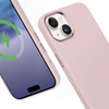 Crong Color Cover LUX mágneses - iPhone 15 MagSafe tok (rózsaszín)