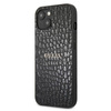 Guess Croco Stamp Lines - Coque iPhone 13 (noir)