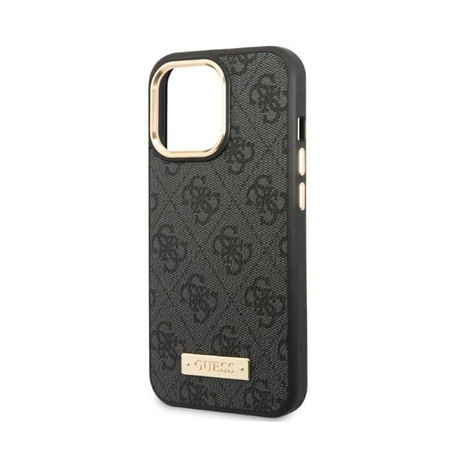 Guess 4G Logo Plate MagSafe - iPhone 13 Pro Case (noir)