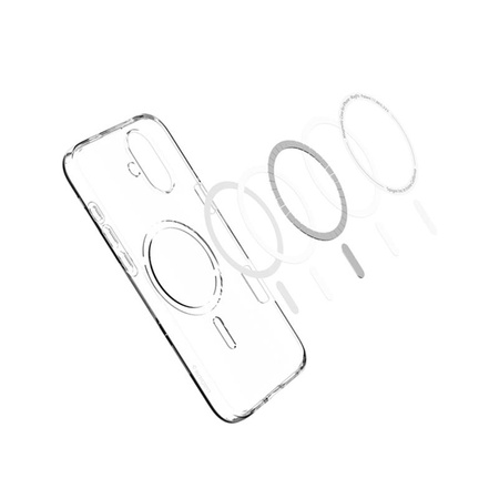 Spigen Liquid Crystal MagSafe - pouzdro pro iPhone 16 Plus (průhledné)