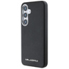 Karl Lagerfeld Saffiano Full Wrapped Elongated Metal Logo MagSafe - Case for Samsung Galaxy S25 (black)